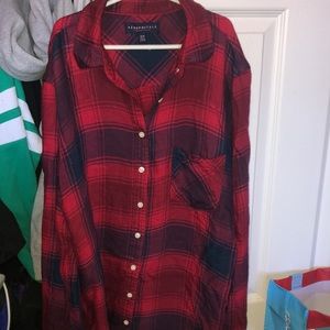 Plaid button up